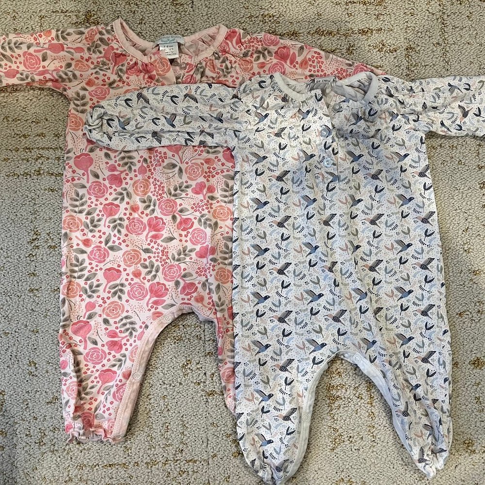 Feather Baby Rompers (3-6M)